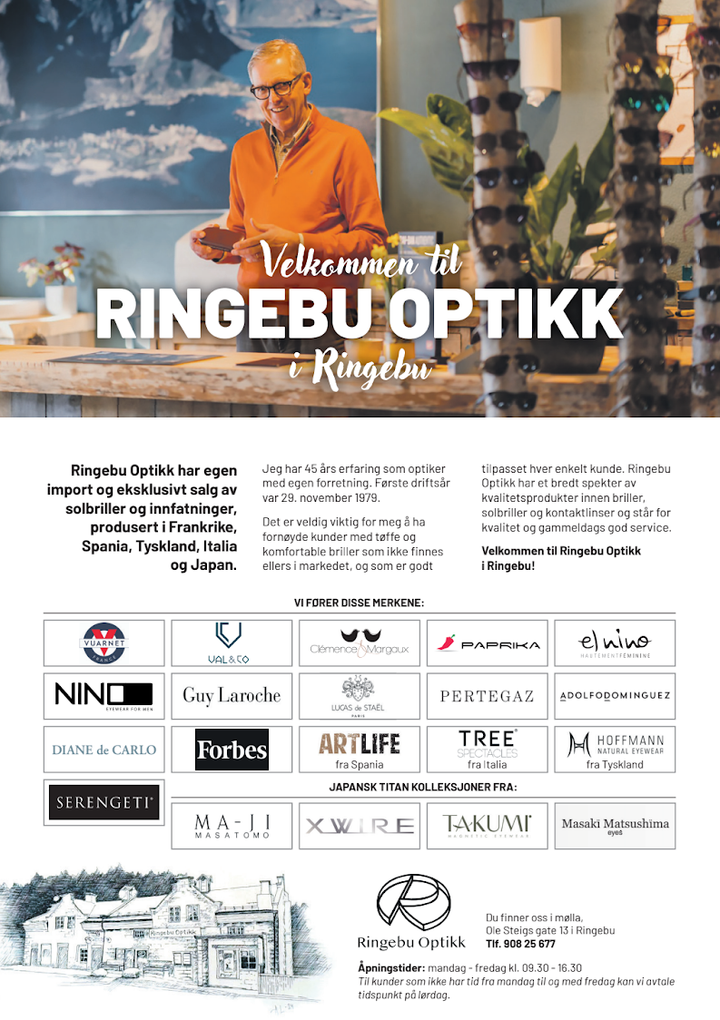 Ringebu Optikk butikk